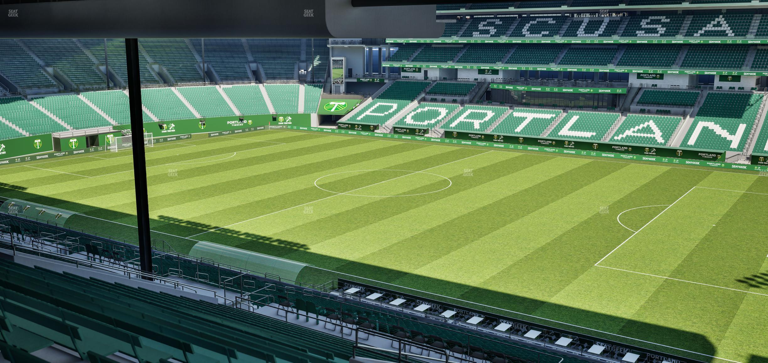 Seating view for Providence Park Section 222