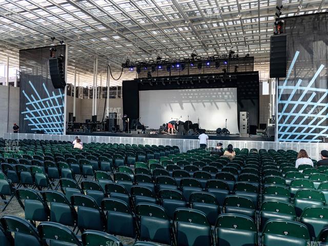 Seating view for Moody Amphitheater Section 102