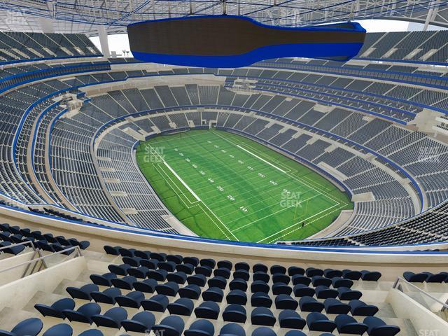 Seating view for SoFi Stadium Section 550