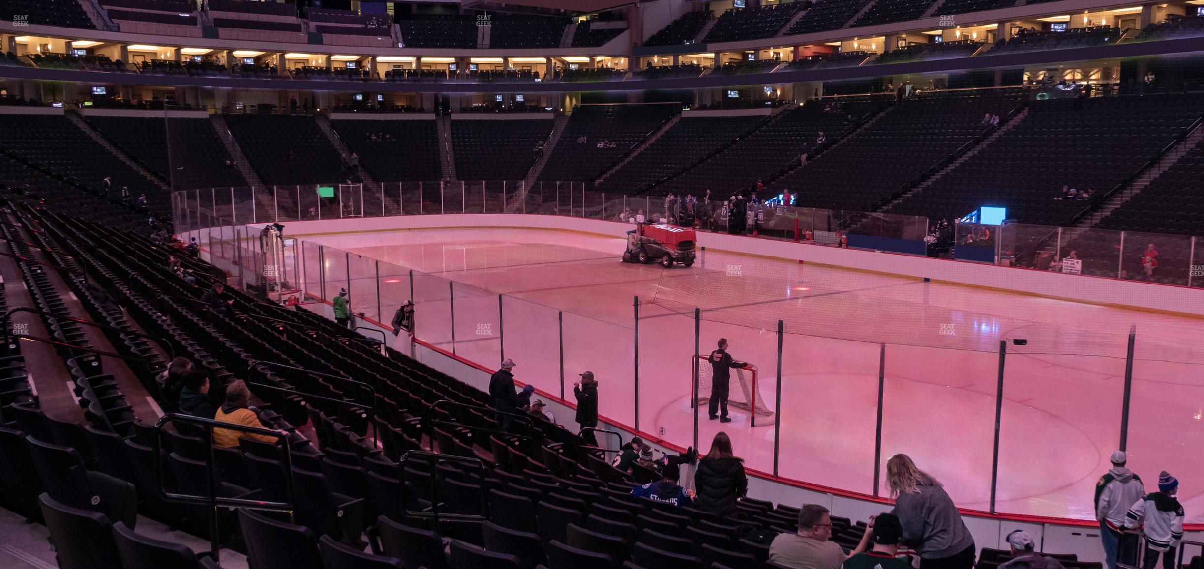 Seating view for Xcel Energy Center Section 126