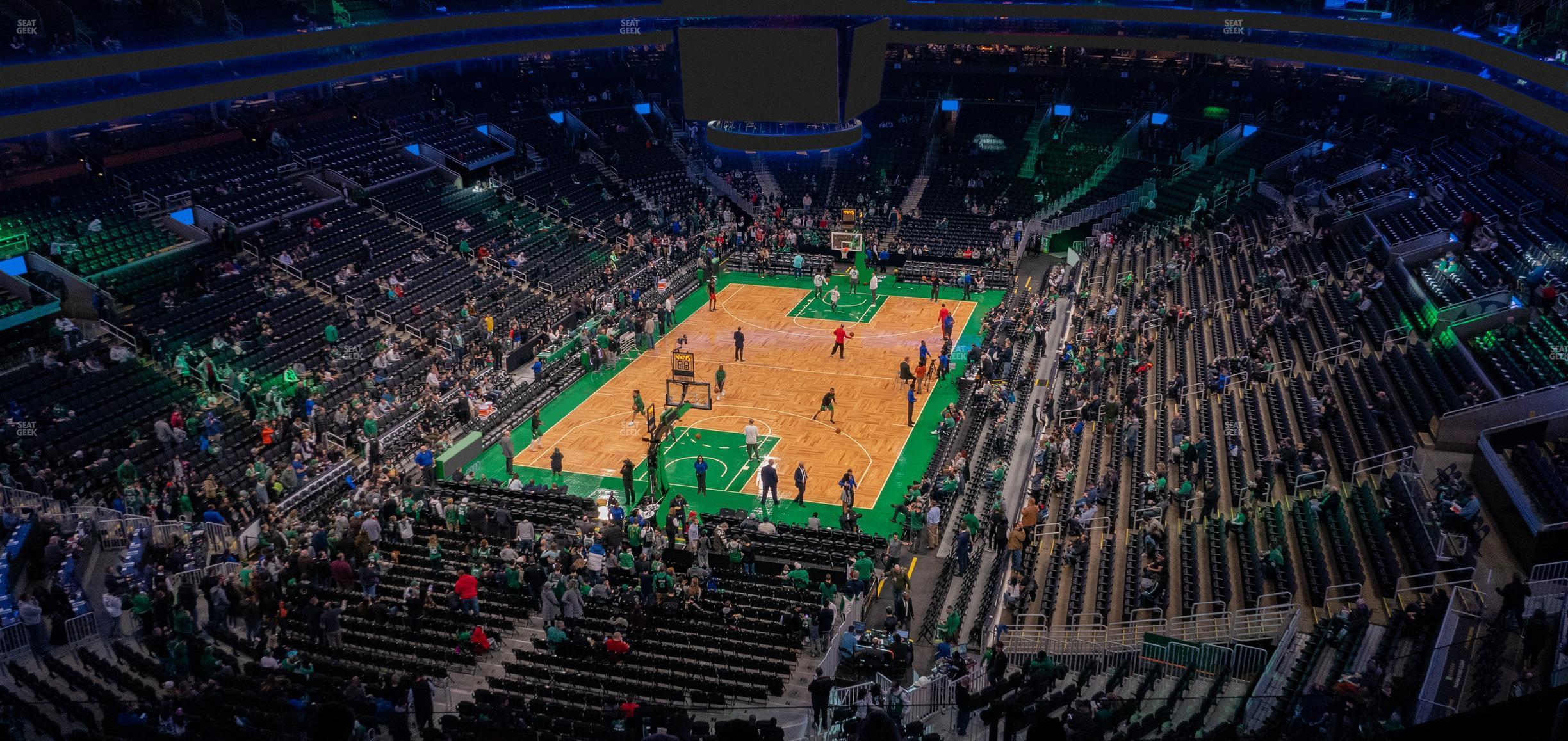 Seating view for TD Garden Section Balcony 322