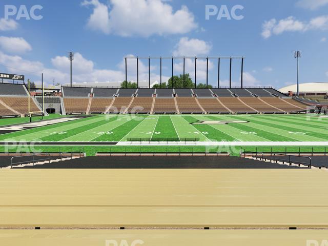 Seating view for Ross Ade Stadium Section 124