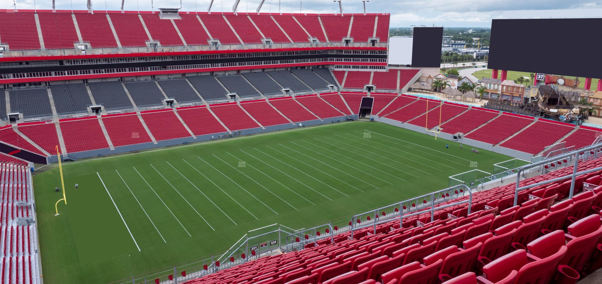 Seating view for Raymond James Stadium Section 331