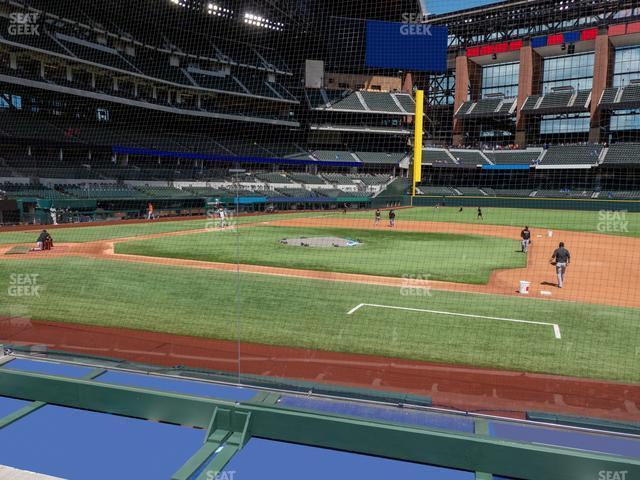 Seating view for Globe Life Field Section 19