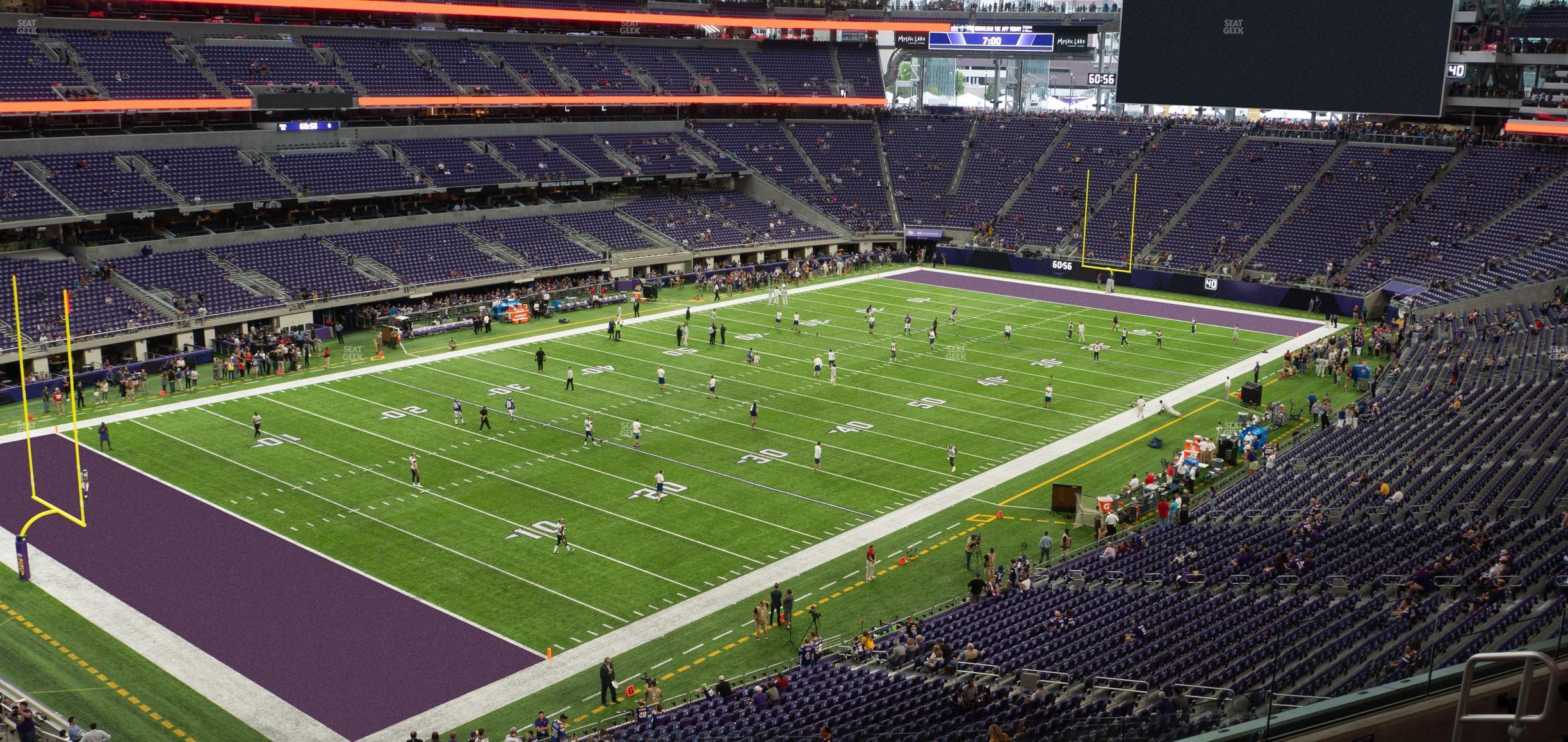 Seating view for U.S. Bank Stadium Section 218