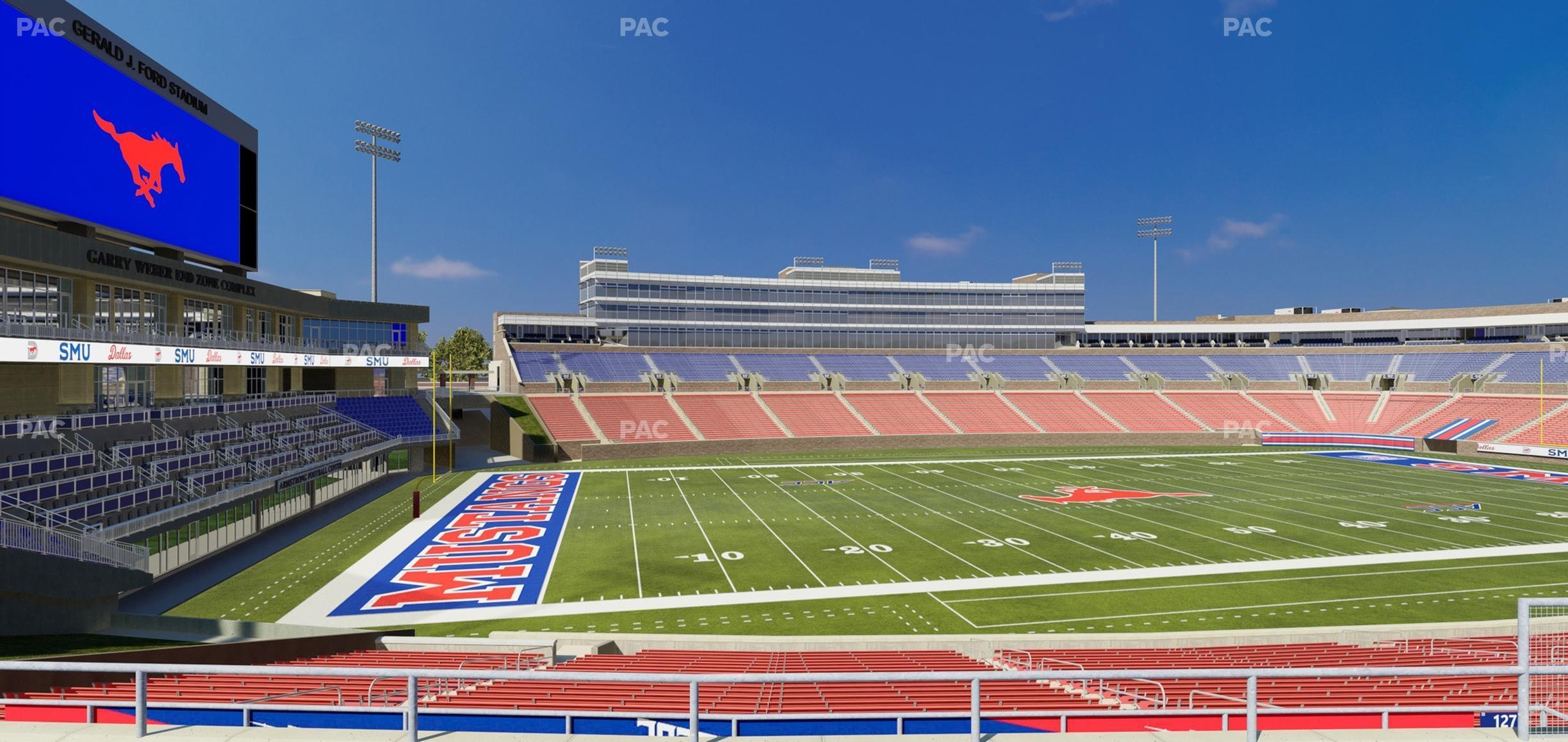 Seating view for Gerald Ford Stadium Section 227