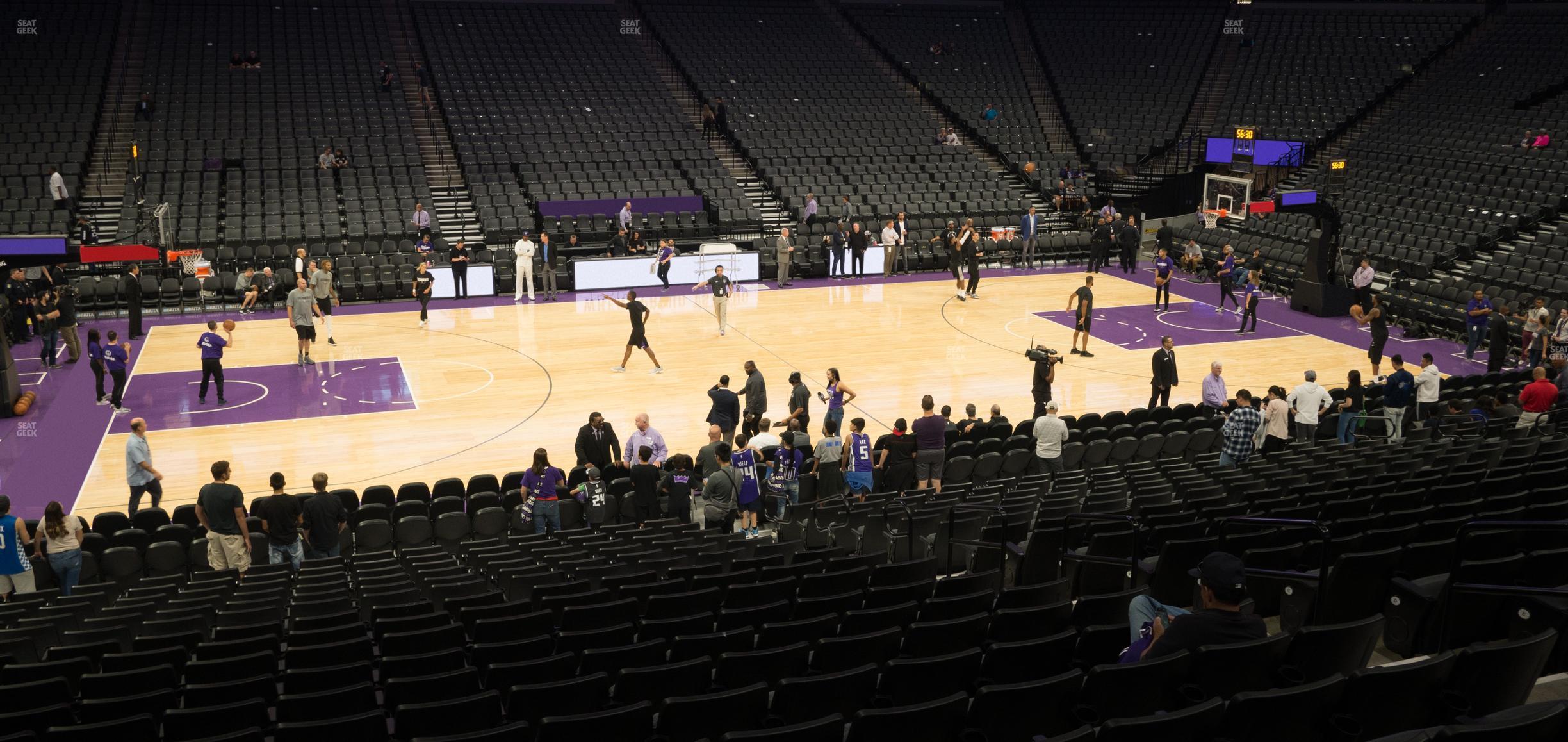 Seating view for Golden 1 Center Section 121