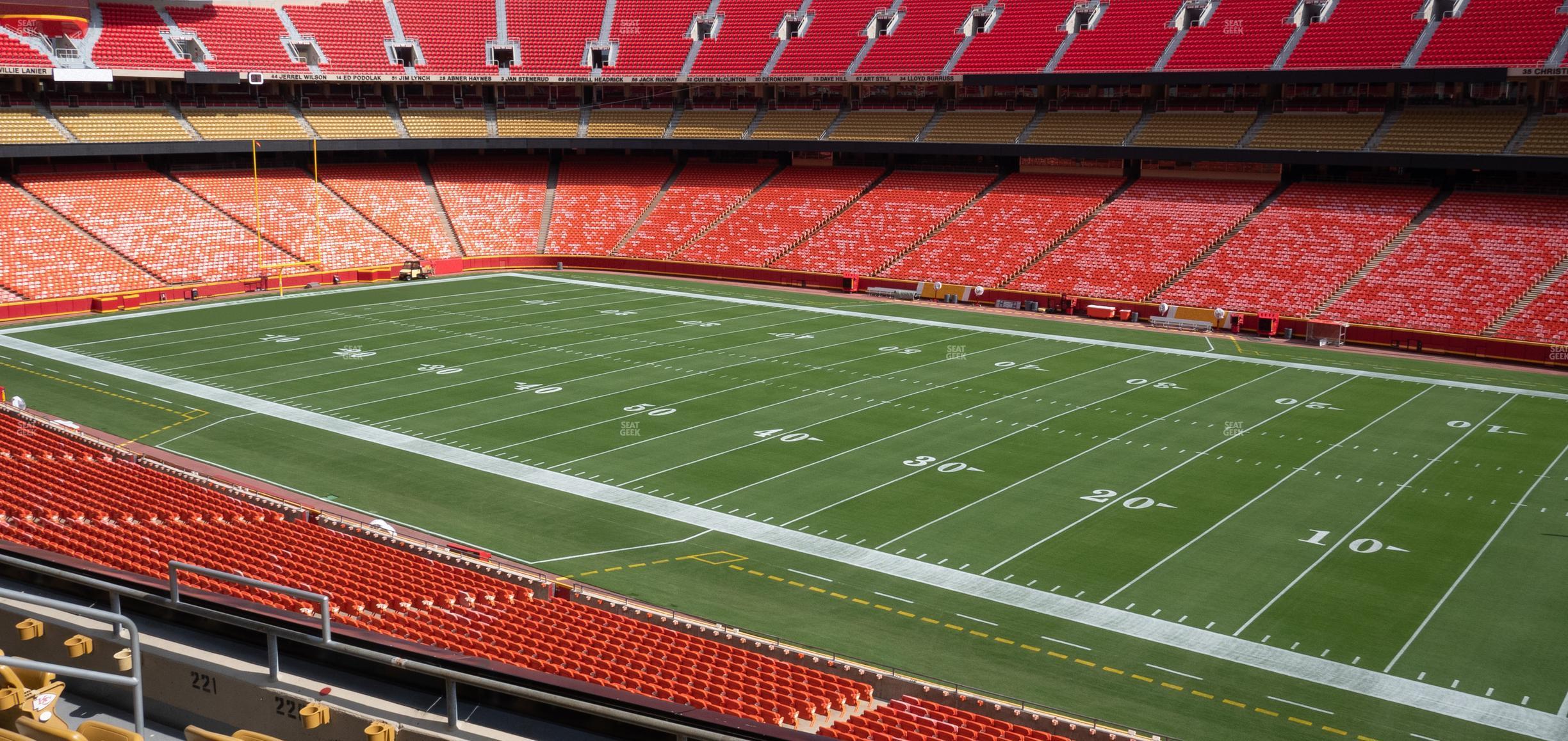 Seating view for GEHA Field at Arrowhead Stadium Section 220