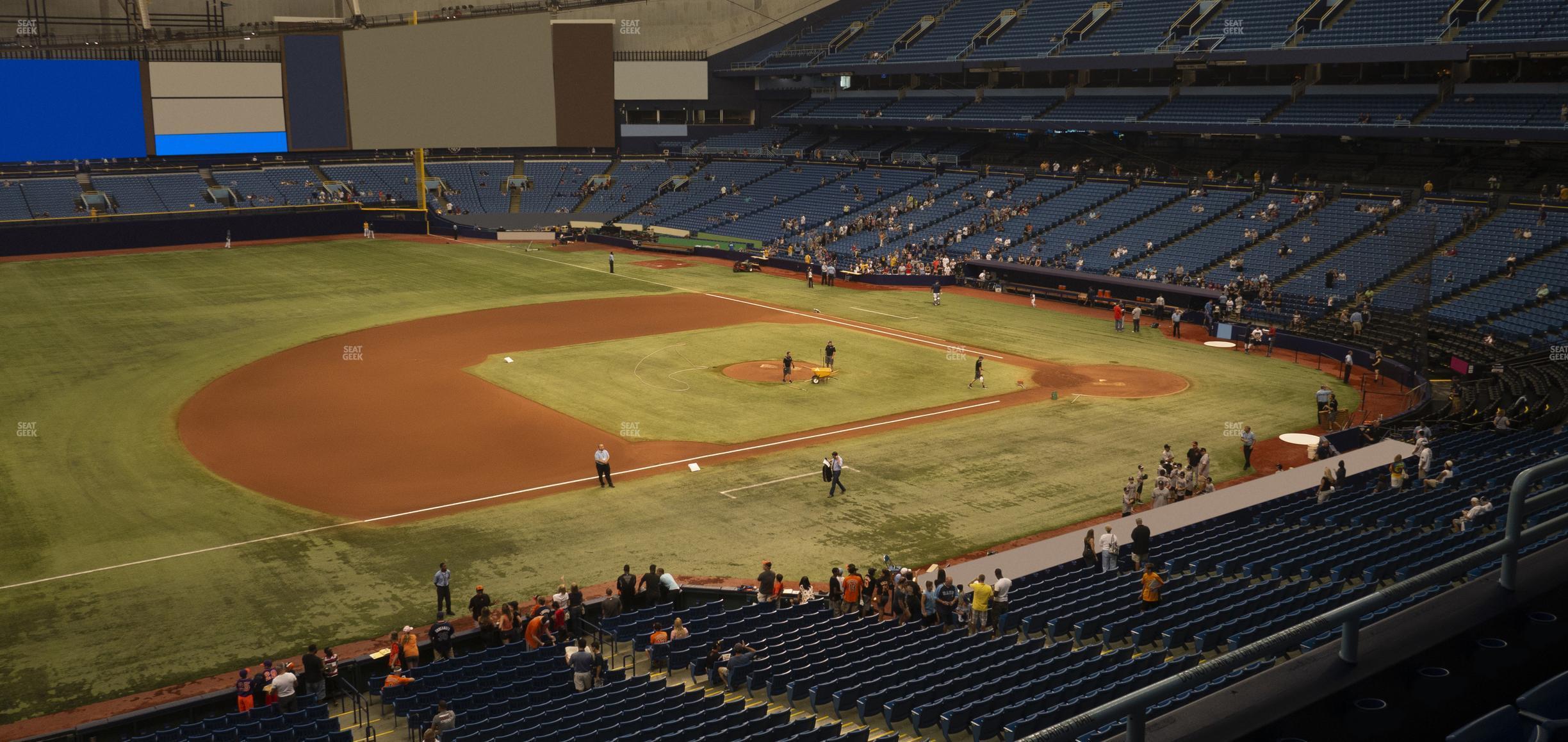 Seating view for Tropicana Field Section 215