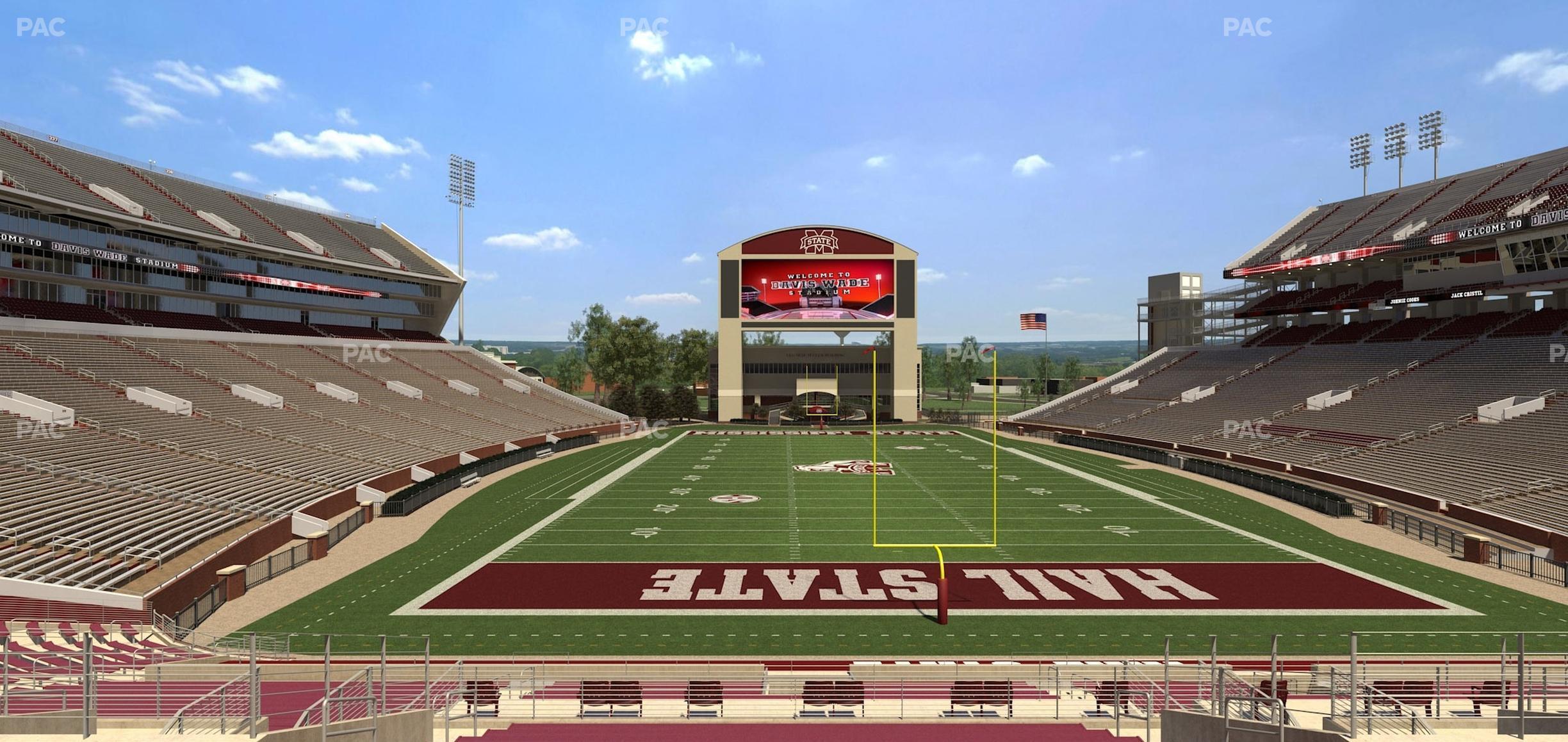 Seating view for Davis Wade Stadium Section State Level Suite 12