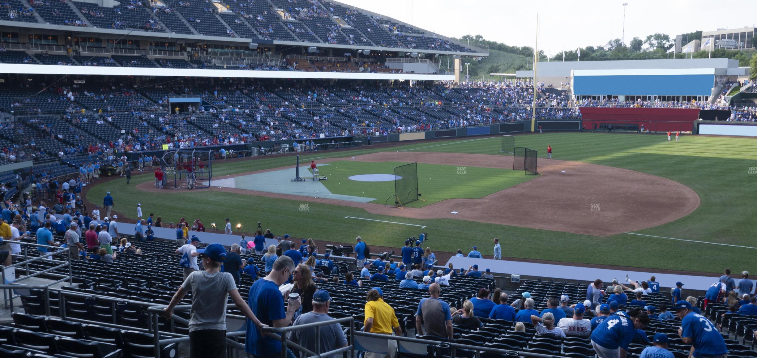 Seating view for Kauffman Stadium Section 238