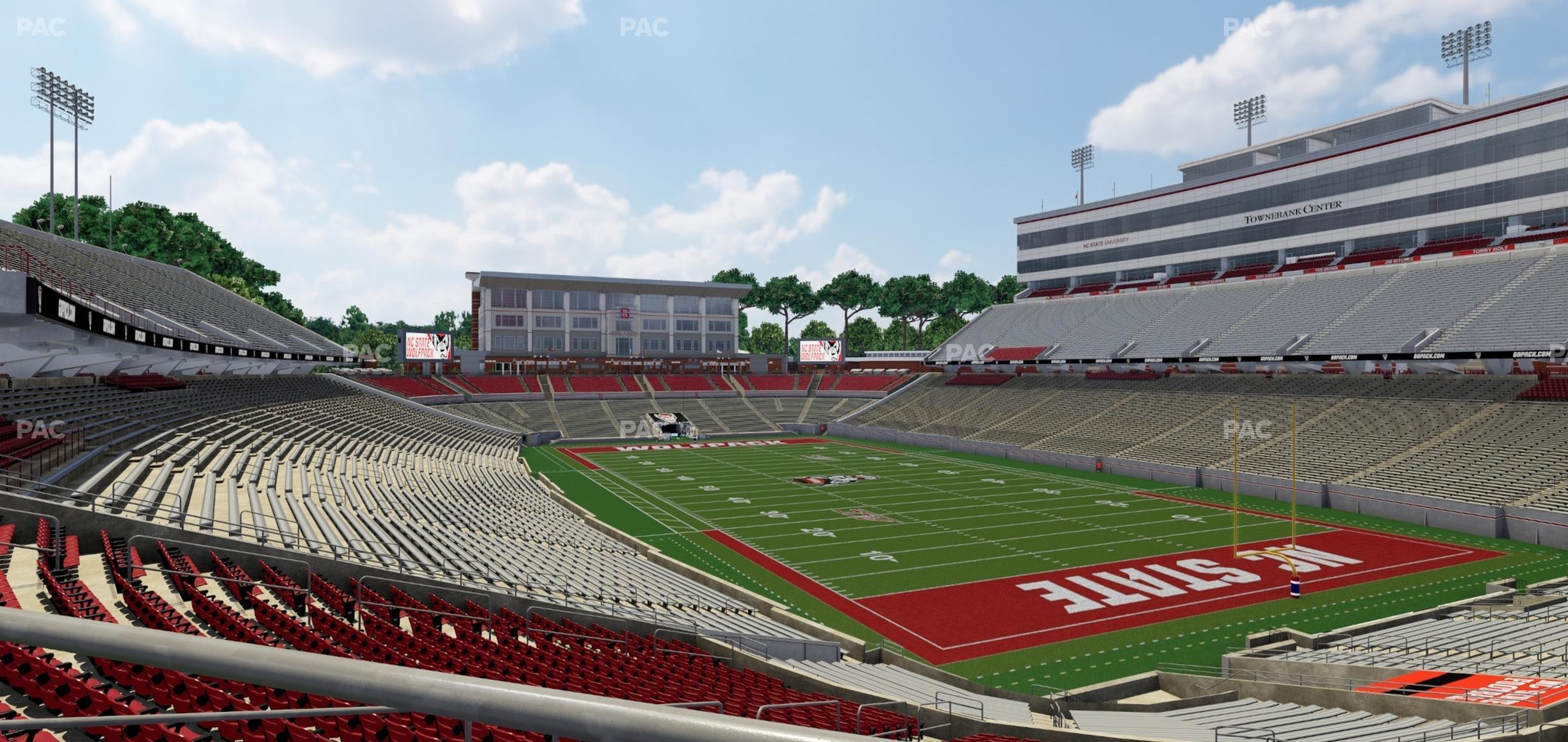 Seating view for Carter-Finley Stadium Section 226