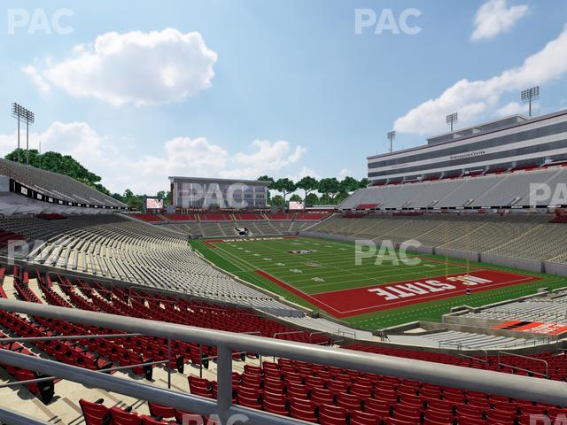 Seating view for Carter-Finley Stadium Section 226