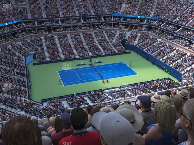 Seating view for Arthur Ashe Stadium Section 309