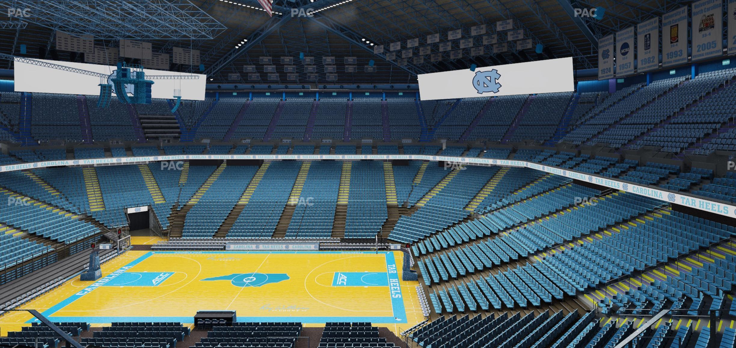 Seating view for Dean Smith Center Section 227