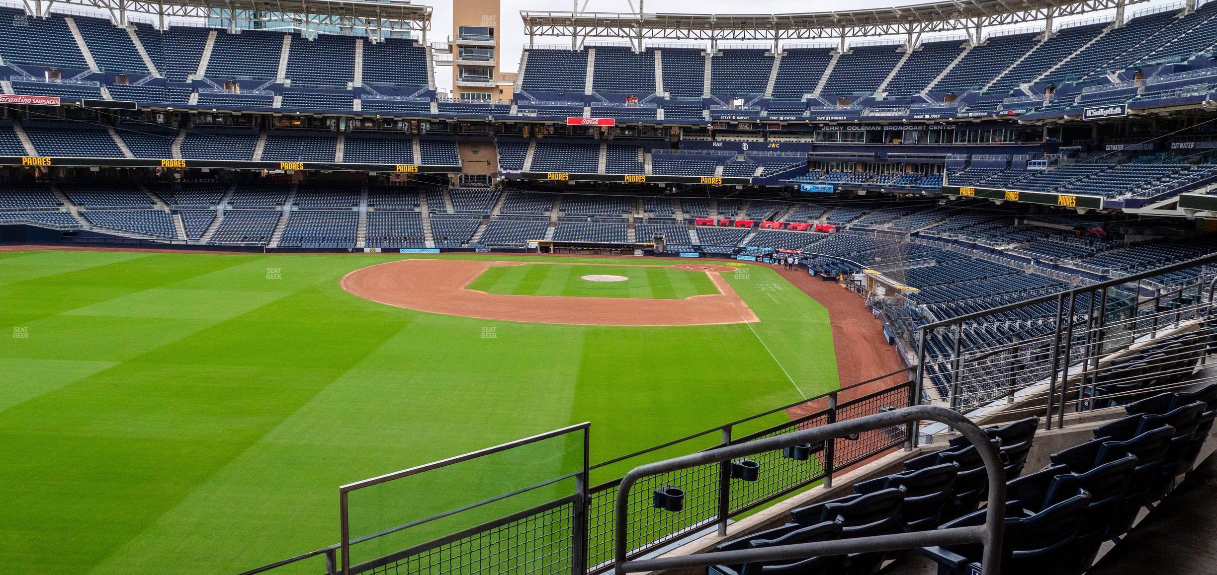 Seating view for Petco Park Section Western Metal Building Suite 4 D