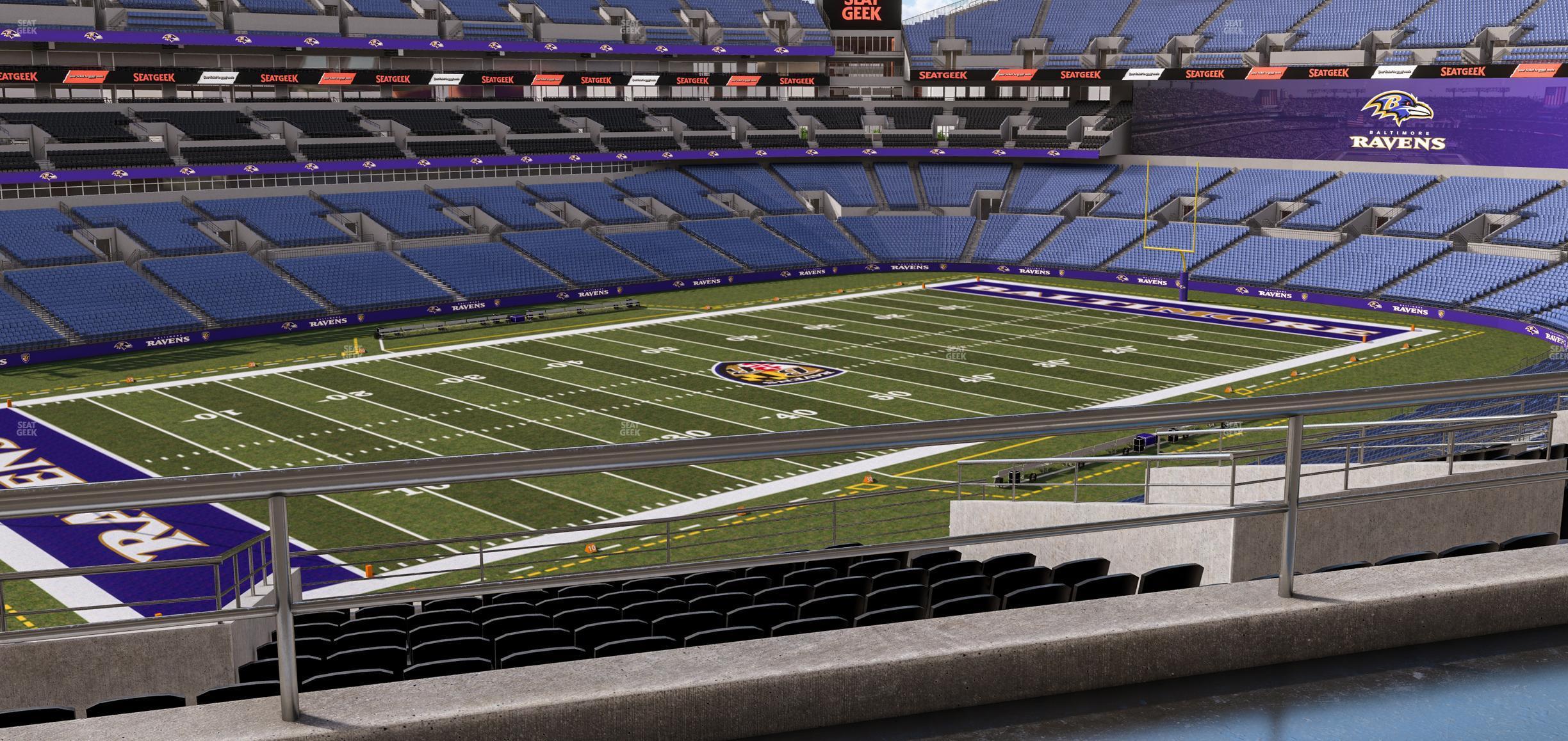 Seating view for M&T Bank Stadium Section Suite 330