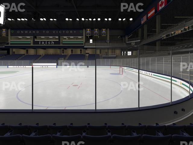 Seating view for Compton Family Ice Arena Section 1