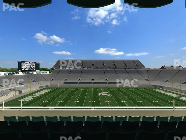 Seating view for Spartan Stadium (Michigan) Section Spartan Club 7