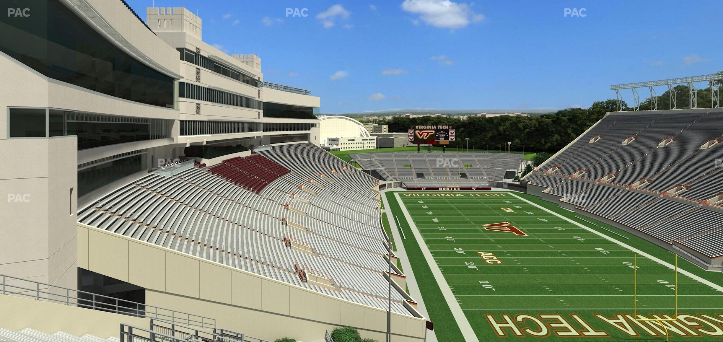 Seating view for Lane Stadium Section 509