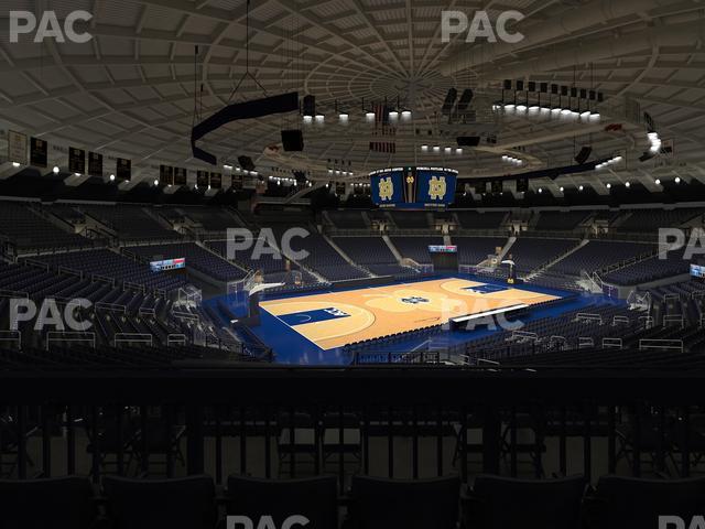 Seating view for Purcell Pavilion at the Joyce Center Section 103