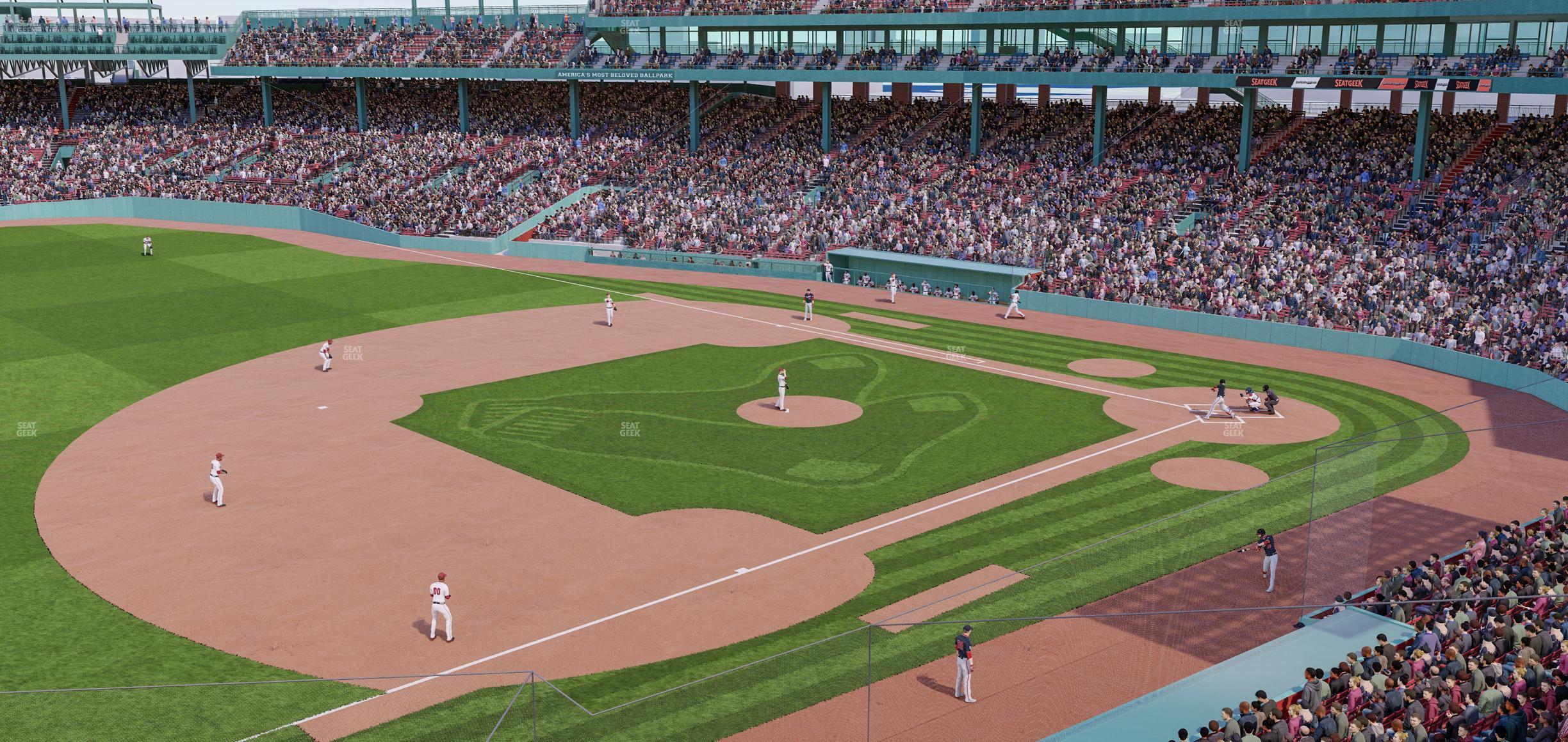 Seating view for Fenway Park Section Dell Technologies Suite L 15