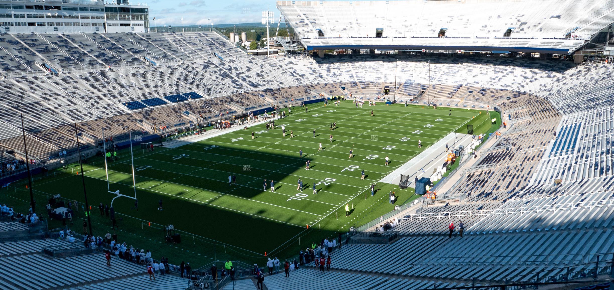 Seating view for Beaver Stadium Section South A Club