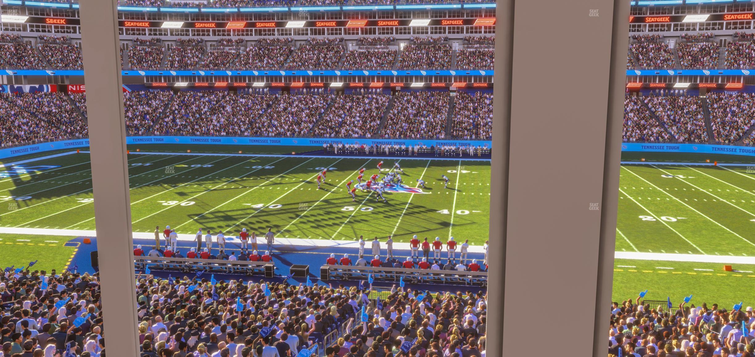 Seating view for Nissan Stadium Section Suite 11 E