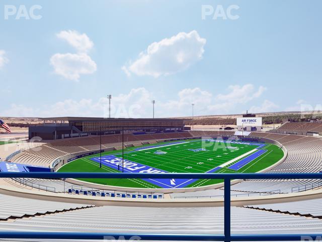 Seating view for Falcon Stadium Section M 14