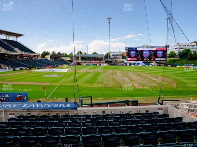 Seating view for Rio Grande Credit Union Field at Isotopes Park Section 114