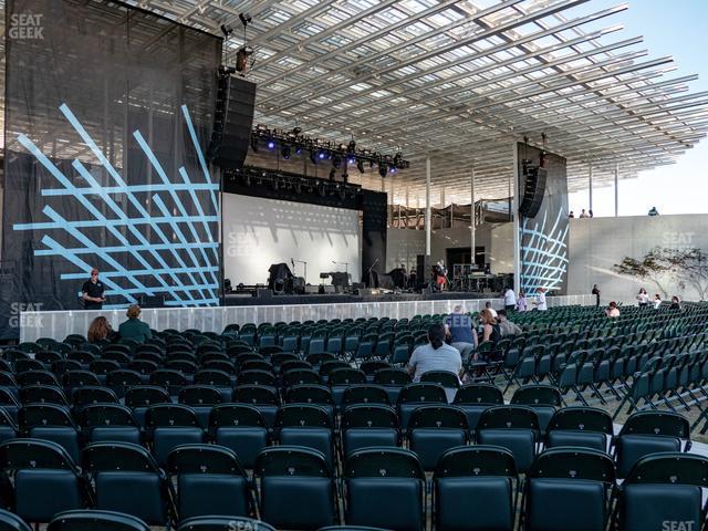 Seating view for Moody Amphitheater Section 105