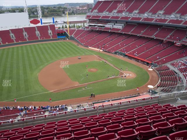 Seating view for Great American Ball Park Section 516