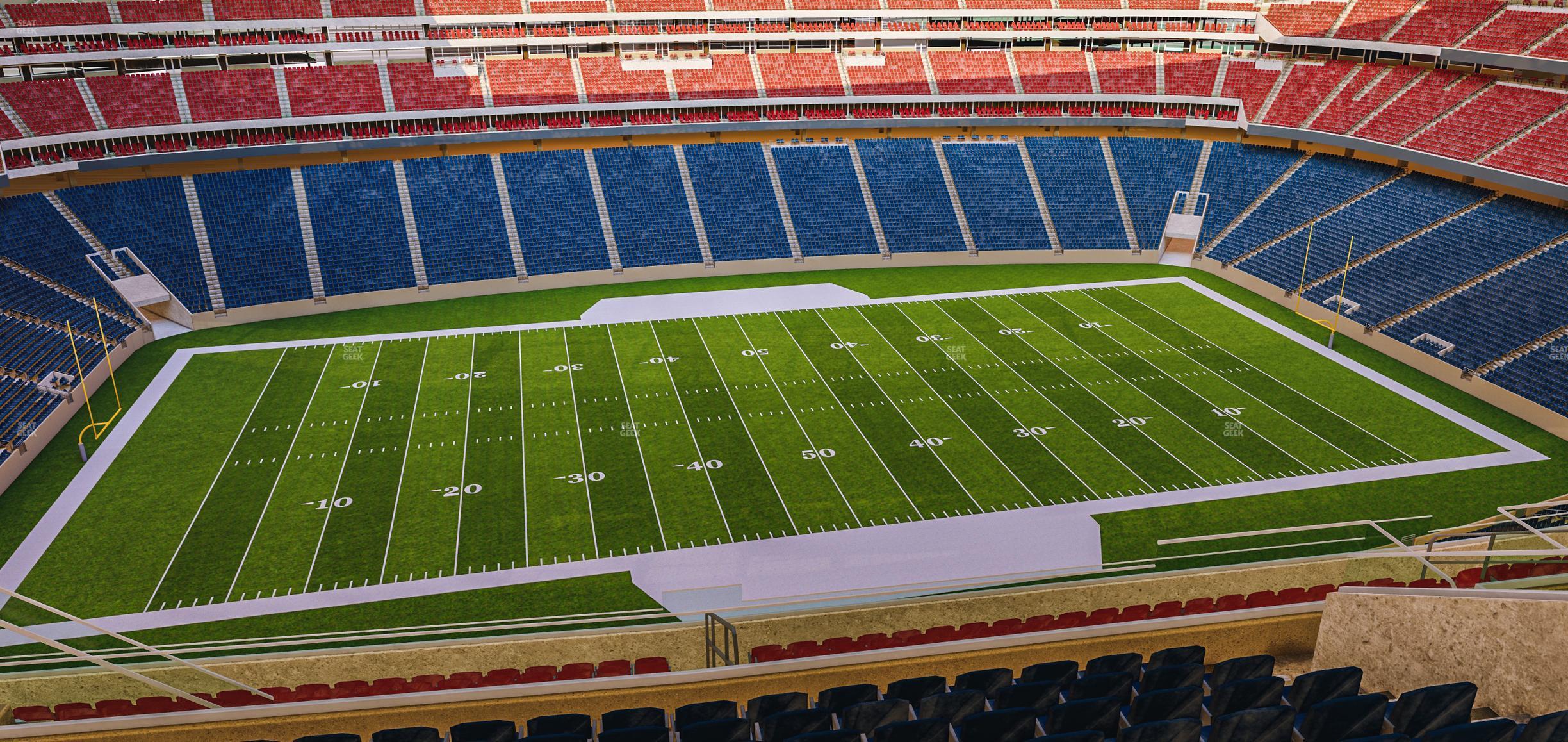 Seating view for NRG Stadium Section 636