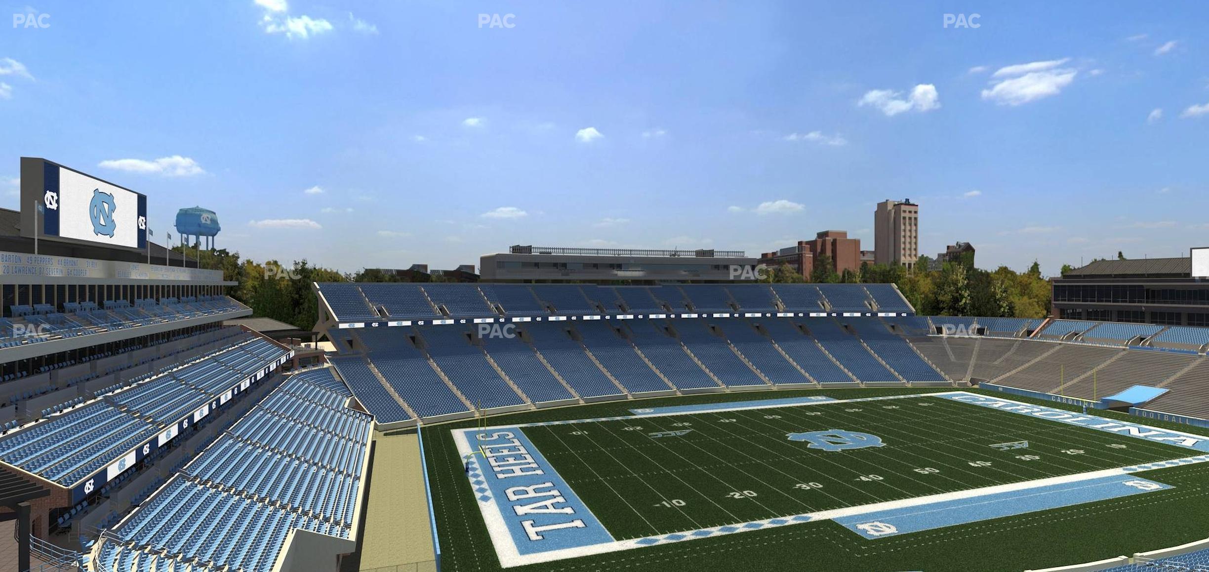 Seating view for Kenan Memorial Stadium Section 201