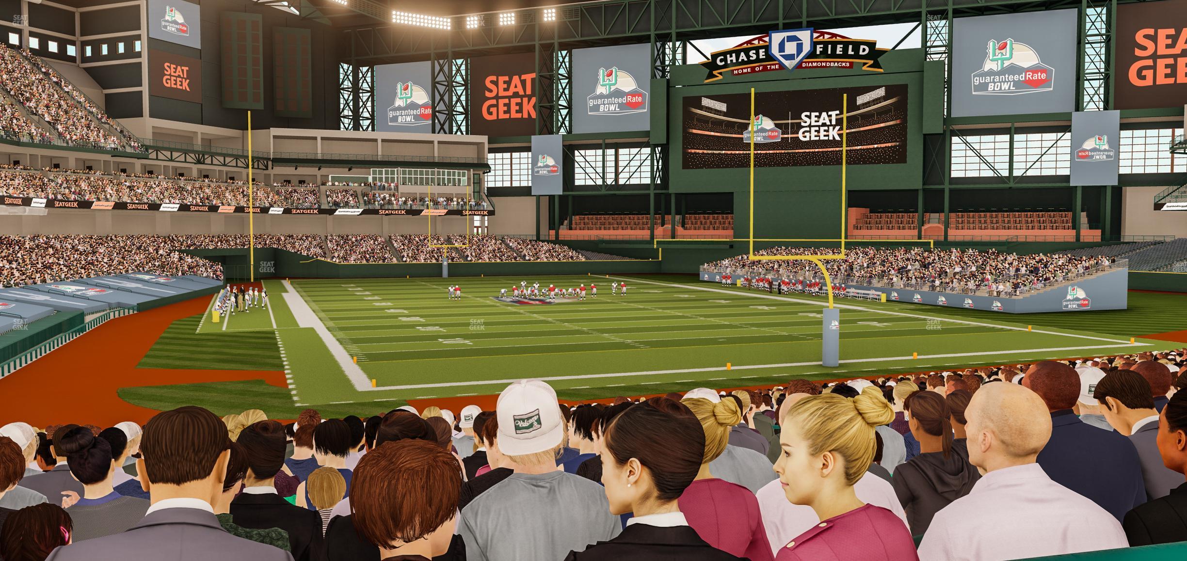 Seating view for Chase Field Section 119 W