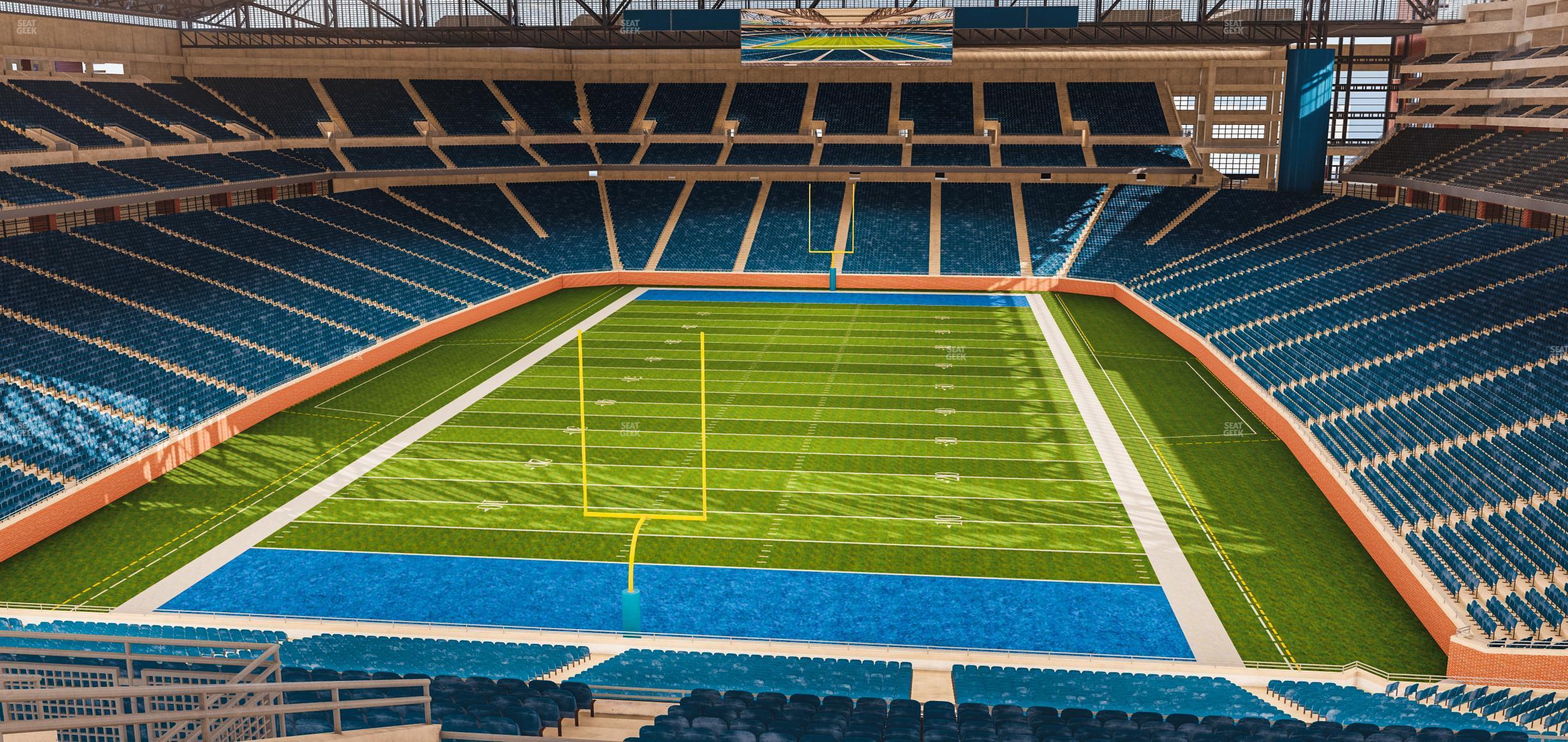 Seating view for Ford Field Section 345