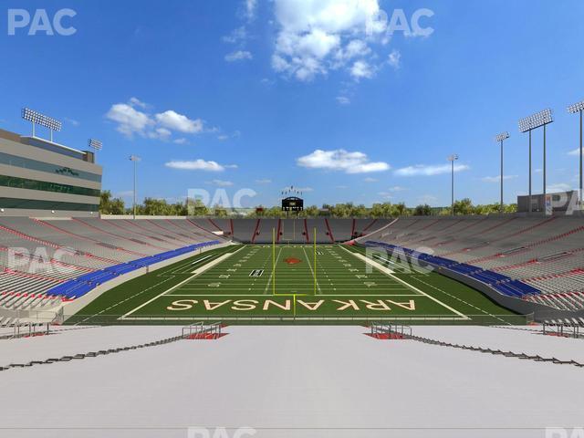 Seating view for War Memorial Stadium (Little Rock) Section 16