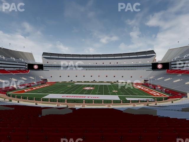 Seating view for Bryant Denny Stadium Section F