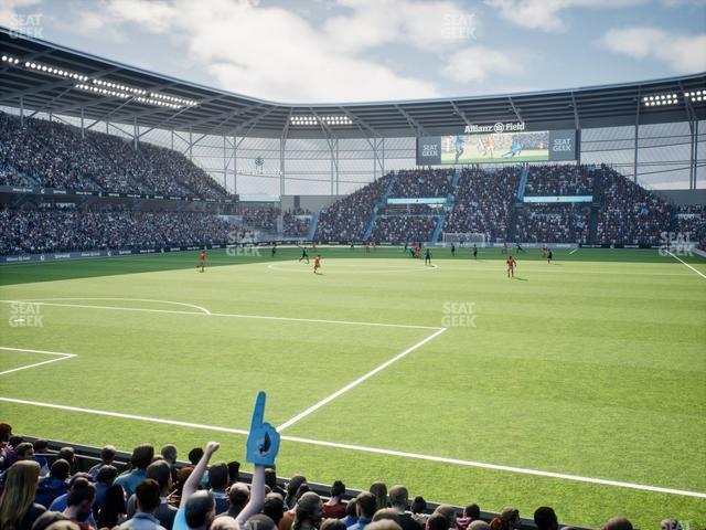 Seating view for Allianz Field Section 02