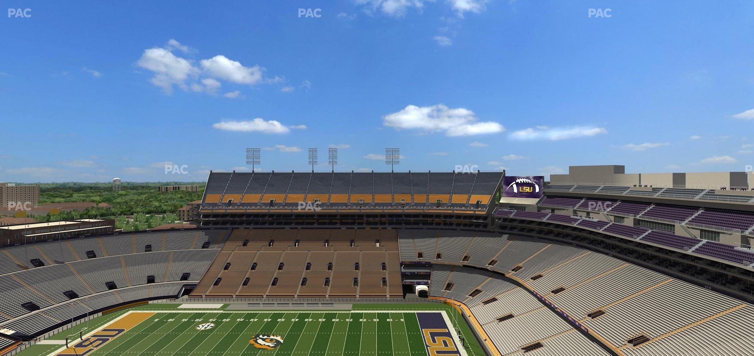 Seating view for Tiger Stadium Section 614