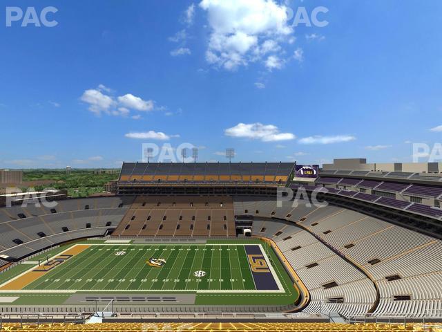 Seating view for Tiger Stadium Section 614