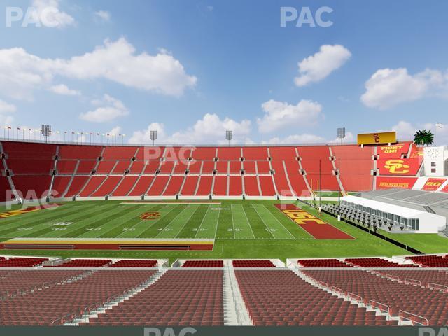 Seating view for Los Angeles Memorial Coliseum Section Founders Suite 201