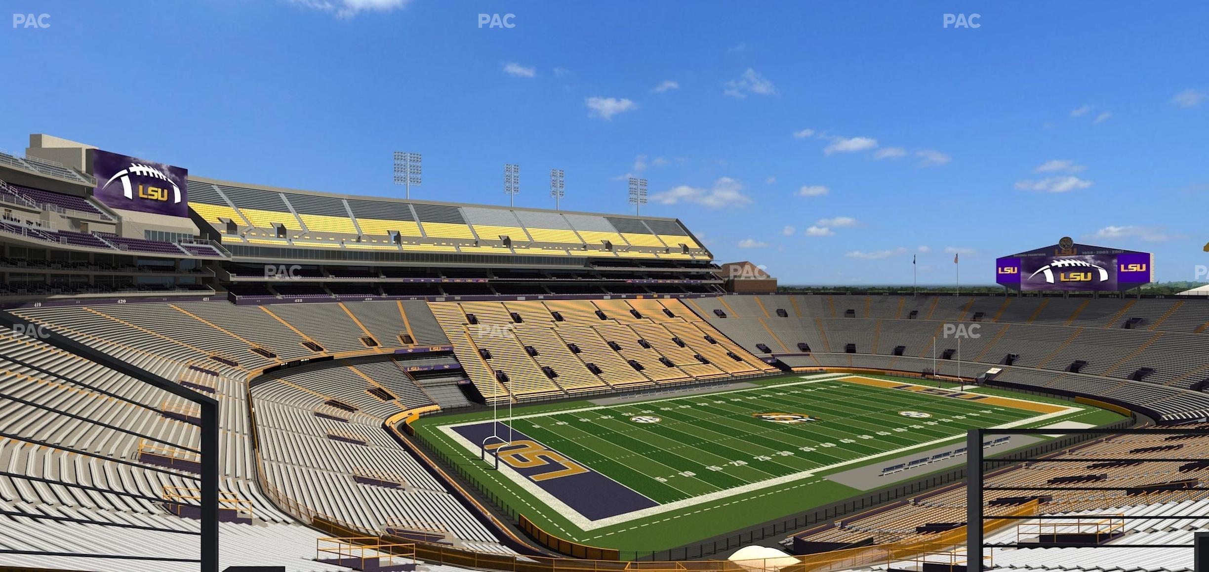 Seating view for Tiger Stadium Section Suite 135