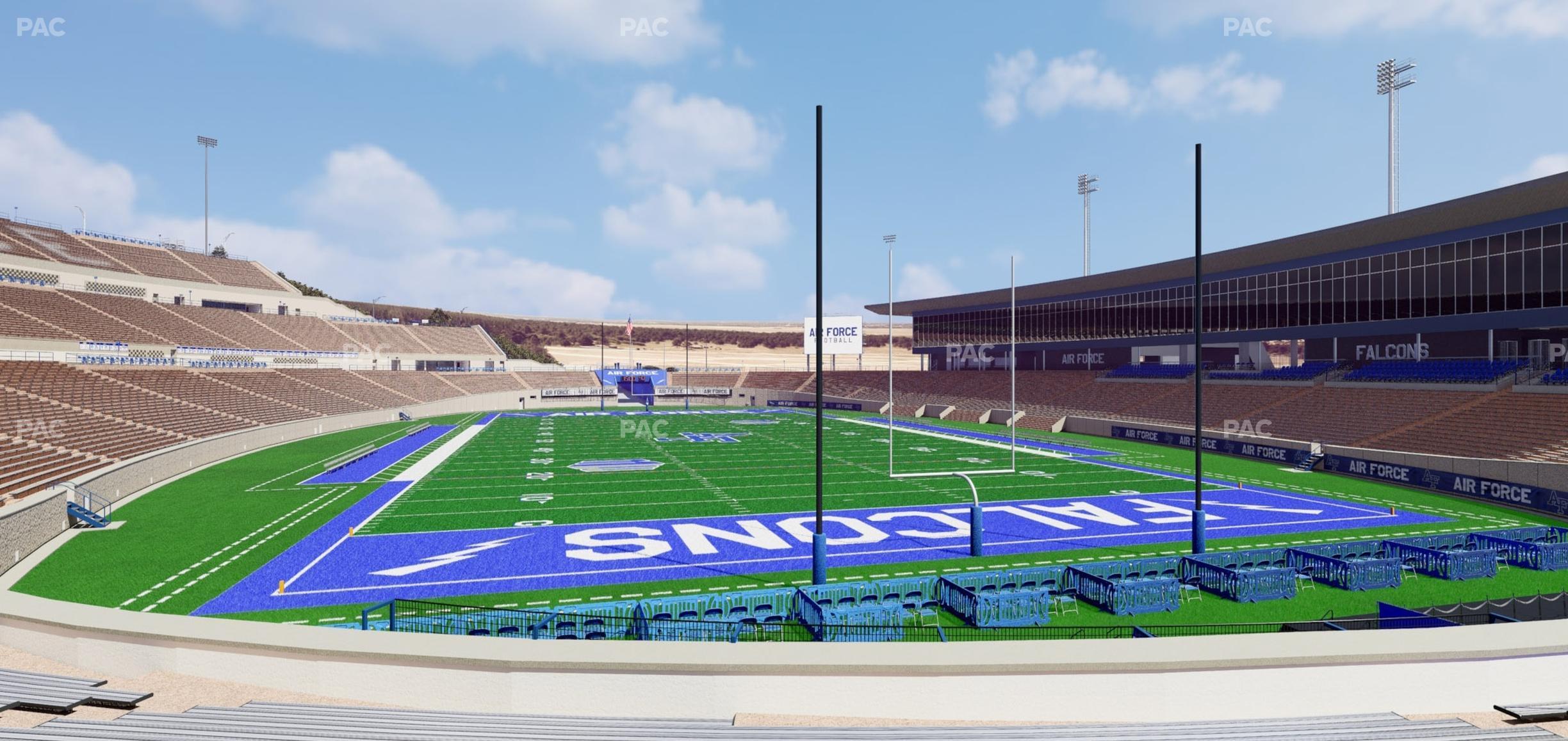 Seating view for Falcon Stadium Section L 2