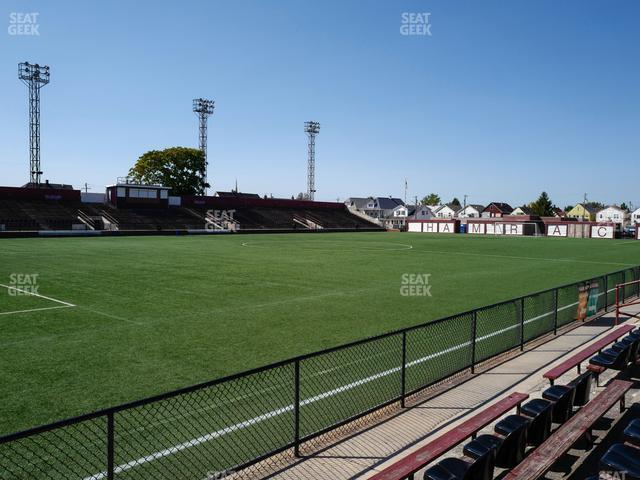 Seating view for Keyworth Stadium Section Railyard Club 3