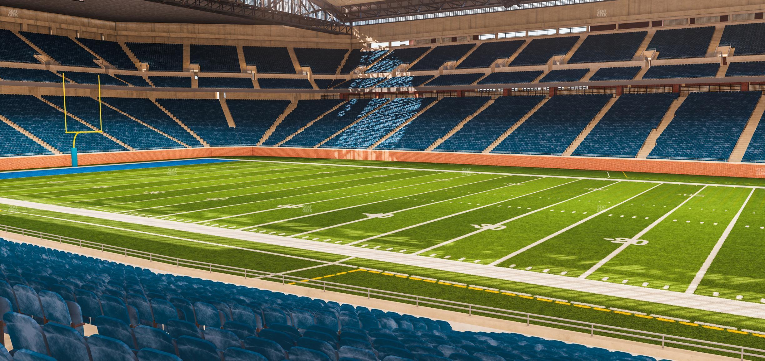 Seating view for Ford Field Section 109