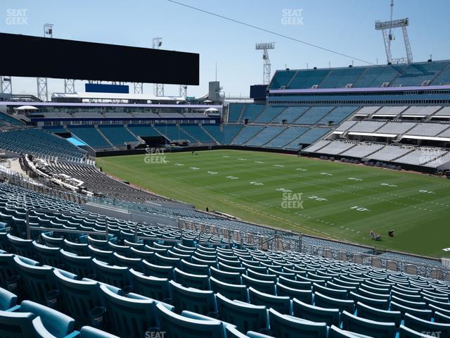 Seating view for EverBank Stadium Section 230