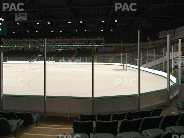 Seating view for Munn Ice Arena Section F