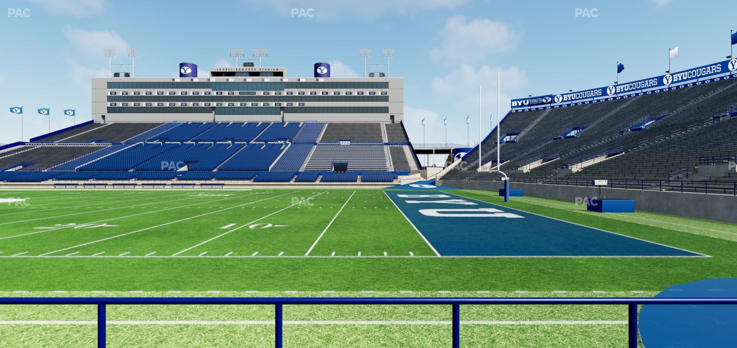 Seating view for LaVell Edwards Stadium Section 32