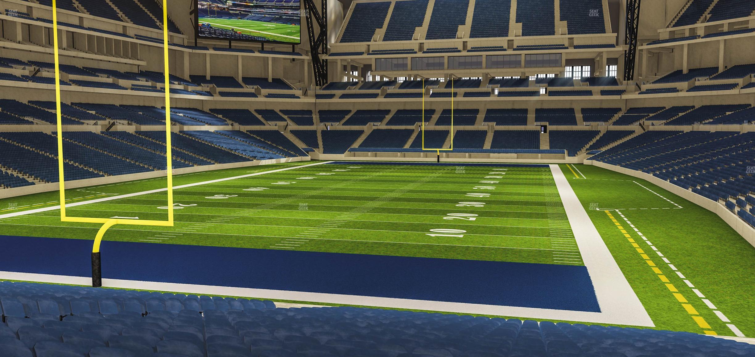 Seating view for Lucas Oil Stadium Section 152